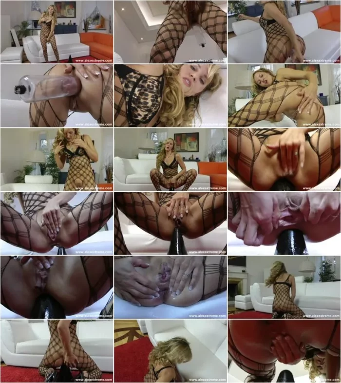 Zlata - Zlata pump her anal hole with penis pump & take huge plug [FullHD 1080p] (Alex Extreme)