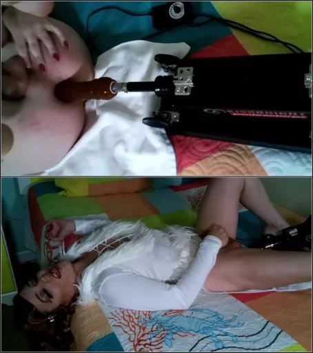 Tia Tizzianni - NYXI: FUCKMACHINE as DADDY MOUTHFUCKS ME (24.02.2021) [HD 720p] (Trans)
