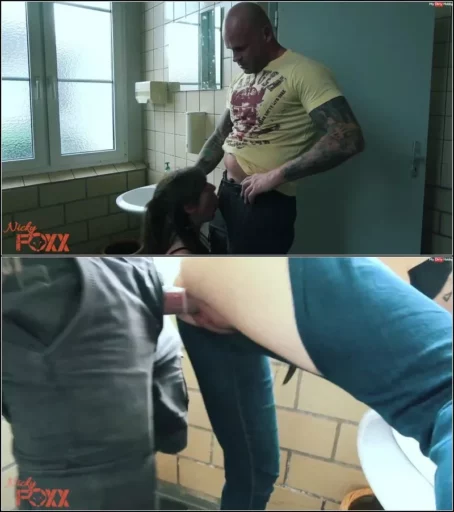 Nicky-Foxx - Tatowierter Riesenkerl zerfickt mich und zerreisst meine Jeans am Klo [FullHD 1080p] (MDH)