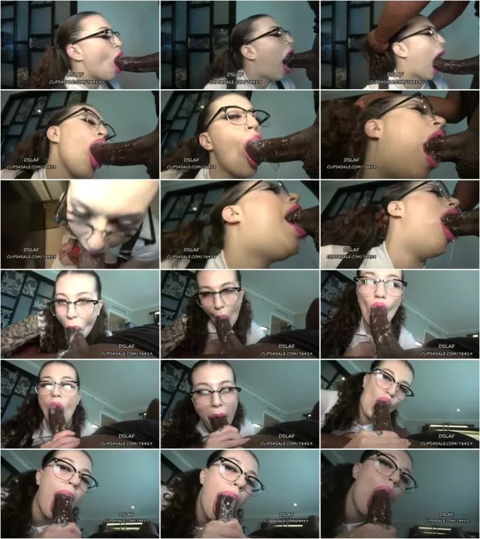 Dick Sucking Lips And Facials - DSLAF - Irish School Girl Leaves Class For BBC biancas throat [FullHD 1080p] (Clip4sale)