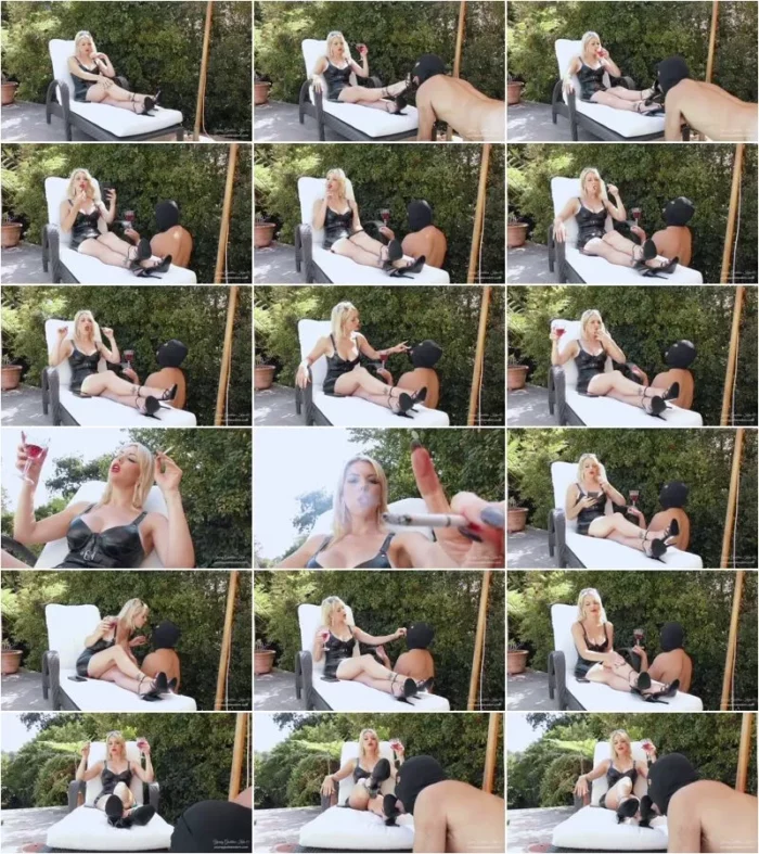 Young Goddess Kim - Day In The Life As A Garden Ashtray (20.03.2021)  [FullHD 1080p] (YoungGoddessKim)