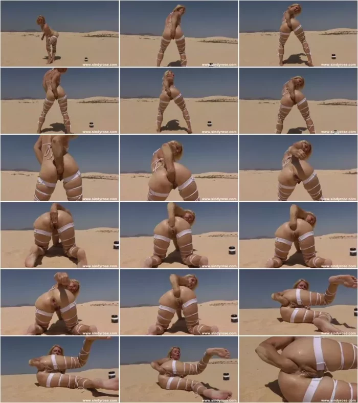 Sindy Rose - Sindy Rose in white strips fisting her ass & prolapse at the dunes (30.01.2021) [FullHD 1080p] (Anal Fisting)