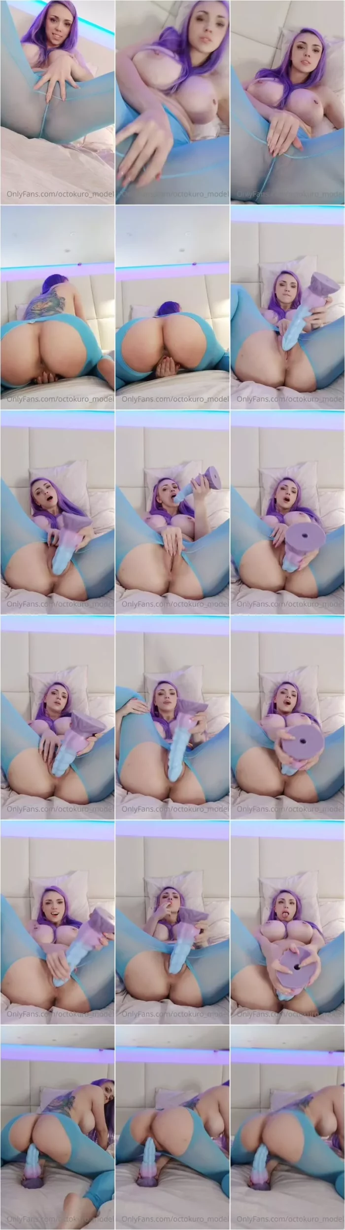 Octokuro - New OF 17.10.2020 [HD 720p] (Dildo)