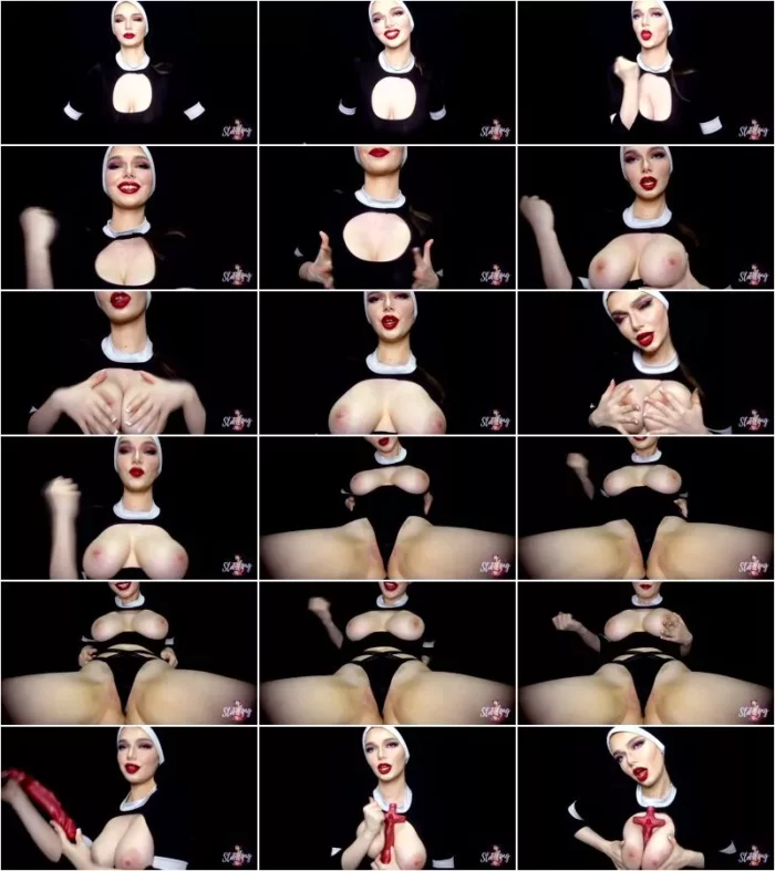 Jessica Starling - Cum and Be DAMNED Nun Humiliation Blasphemy JOI [FullHD 1080p] (Femdom)