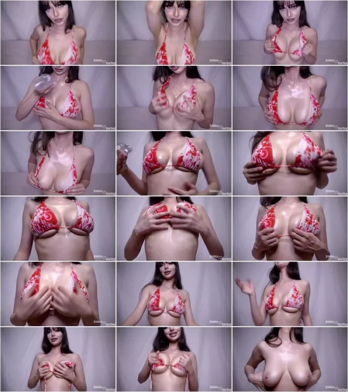 Jessica Starling -  Eat Cum for My Big Tits JOI CEI [FullHD 1080p] (Femdom)