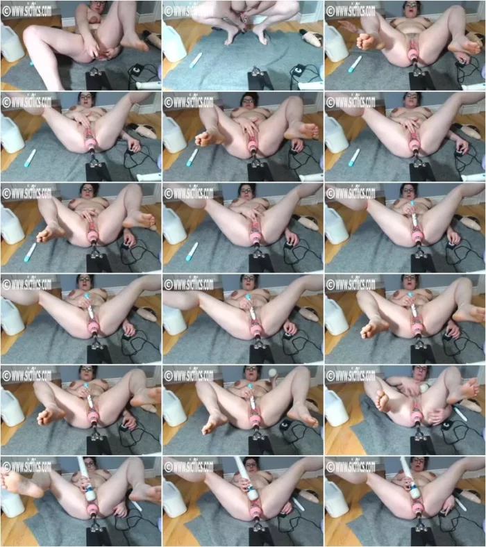 Loose Cunt Whore Alexis  - Alexis machine fuck orgasms (01.05.2021) [FullHD 1080p] (Sicflics)
