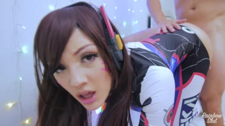 Rainbowslut - D.VA Cosplay Anal Ambush [FullHD 1080p] (Anal)