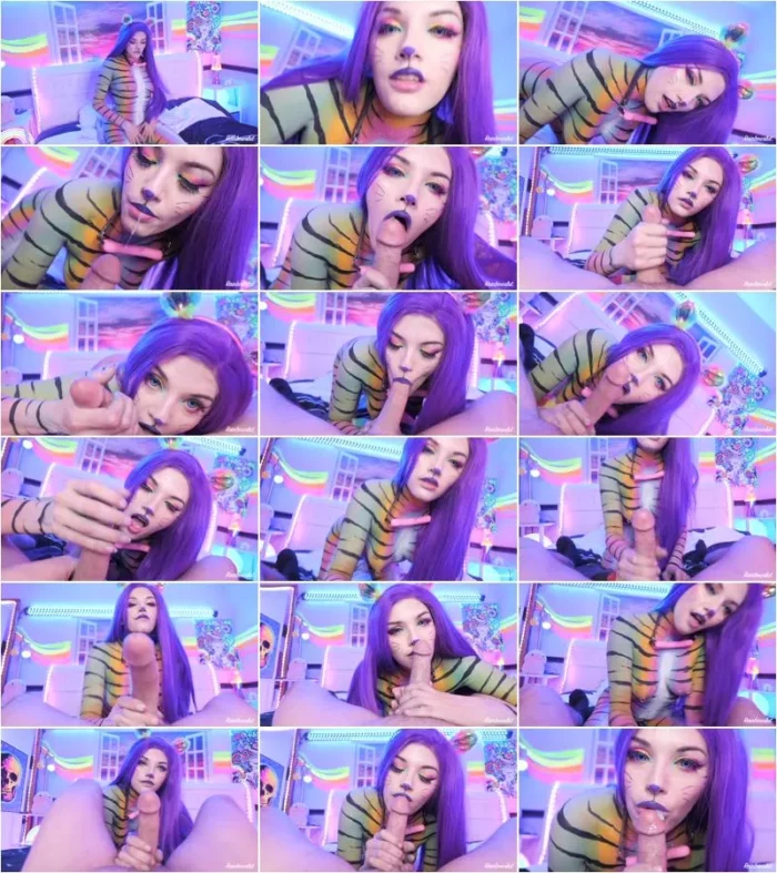 Rainbowslut -  Tiger Needs Milk [FullHD 1080p] (Blowjob)