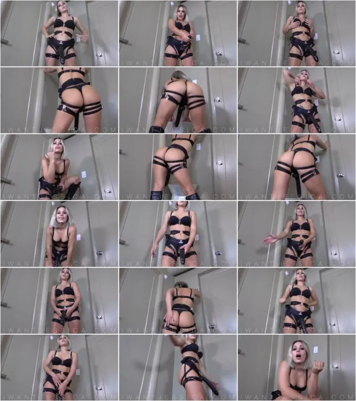 Goddess Jessica -  Strap On CEI  [FullHD 1080p] (Femdom)