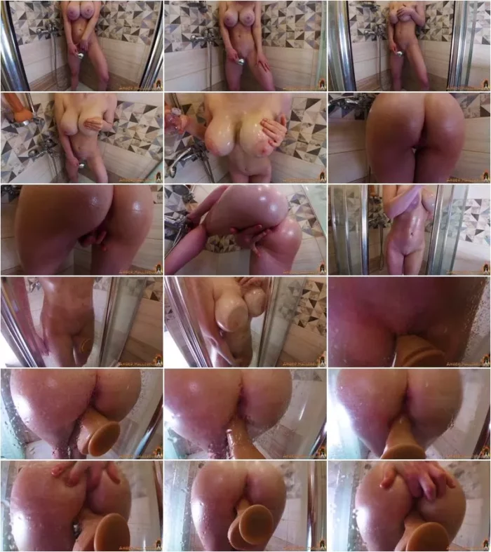 Amber_Hallibell - Babe Fucks Herself With A Rubber Cock [FullHD 1080p] (Dildo)