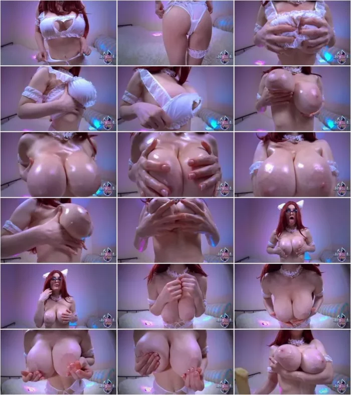 Amber_Hallibell - Tits Worship With Cumshot on Tits Custom [UltraHD/4K 2160p] (Dildo)