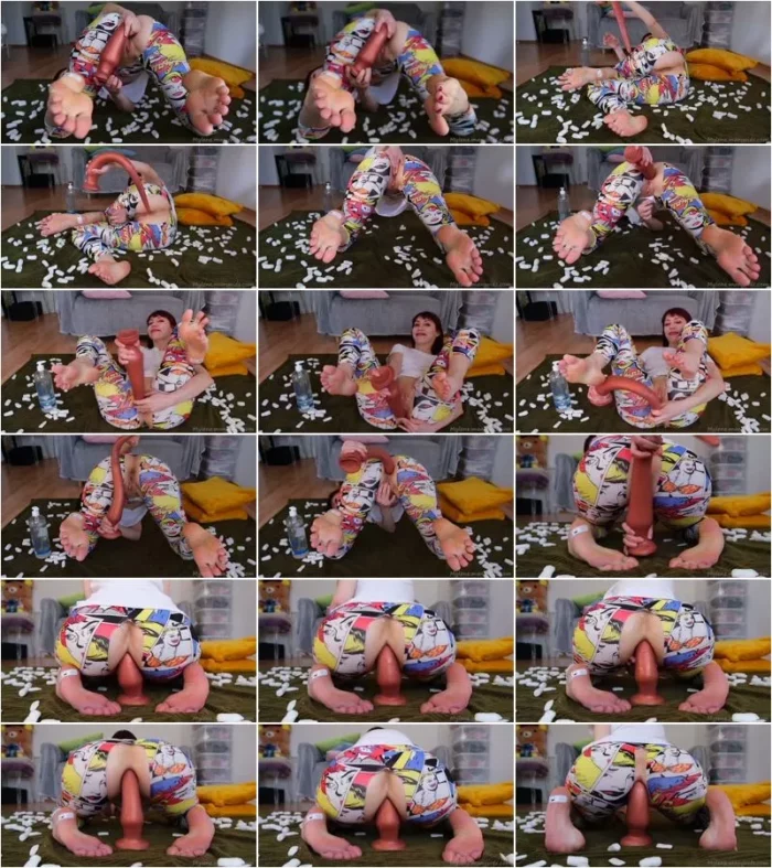 Mylene  - Large Slink first deep anal penetration (23.04.2021) [FullHD 1080p] (Dildo)