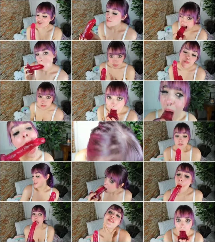 AmeliaLiddell -  Messy, Sloppy, Hardcore Facefucking [FullHD 1080p] (Dildo)