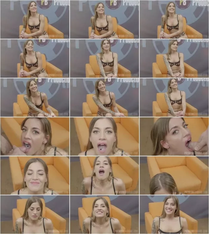 Silvia Dellai #1 - Interview Bukkake [FullHD 1080p] (Bukkake)