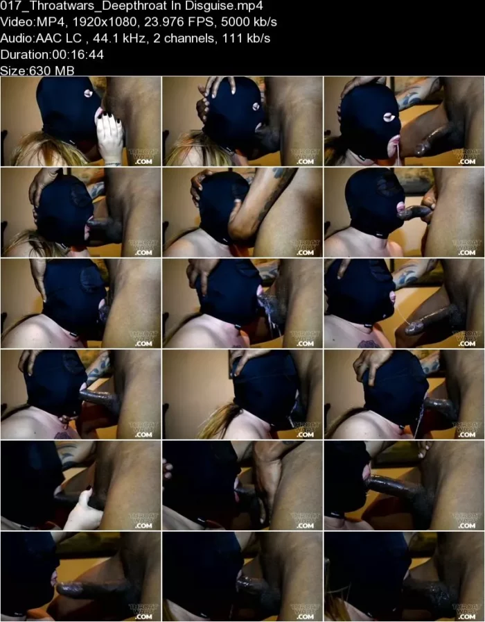 Throatwars - SiteRip 62 Clips [FullHD 1080p] (Interracial)