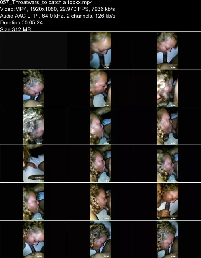 Throatwars - SiteRip 62 Clips [FullHD 1080p] (Interracial)