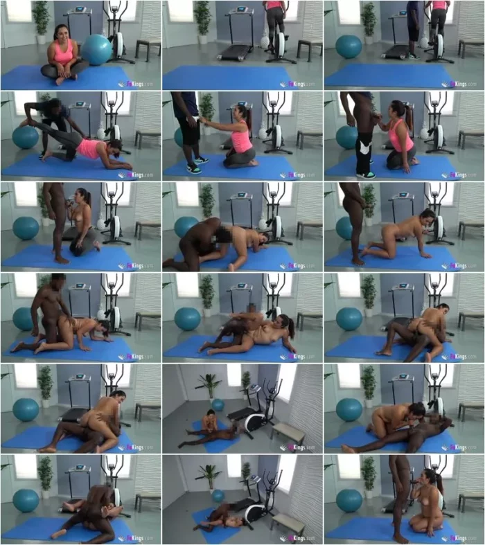 Andrea Santos  - I play pickup and fuck my fitness teacher. He\'s a black dude and I CAN SEE HIS BULGE. I\'m Andrea: I want that cock for me (10.05.2021) [HD 720p] (Spanish Porn)