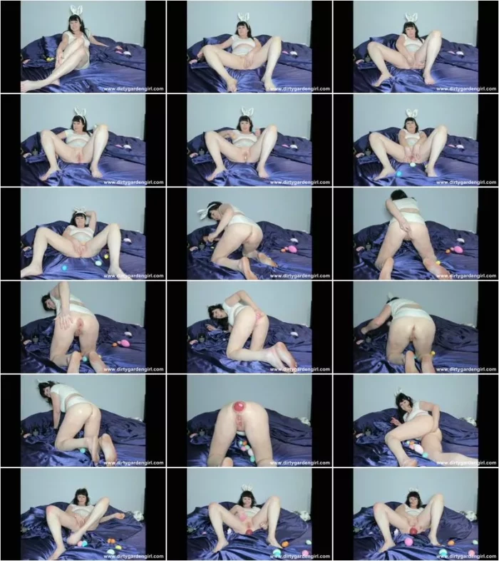 Dirtygardengirl - Bunny anal & pussy fisting, prolapse and eggs insertions (20.05.2021) [FullHD 1080p] (Fisting)