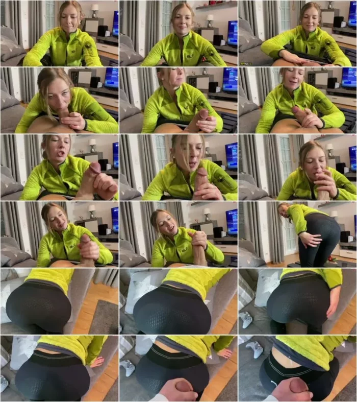BunnyDiamond - Stiefcousin beim zocken in Reitklamotten uberrascht! XXL auf auf meinen Arsch [FullHD 1080p] (MDH)