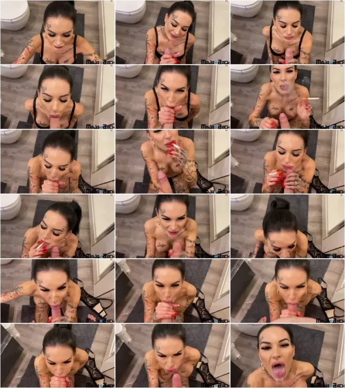 Maja-Bach - Smoking Sperma Blowjob [FullHD 1080p] (MDH)