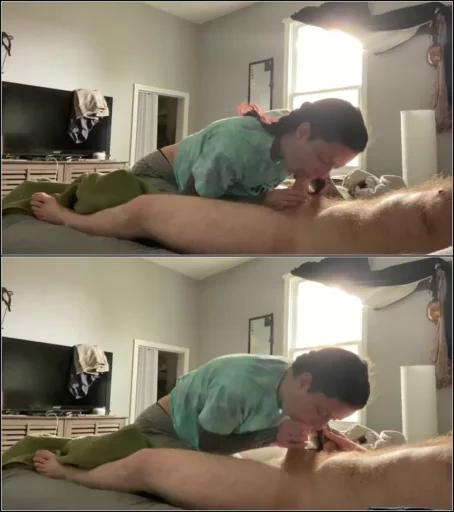HannibalDamage - Comfy BJ and Cum Rubdown with Ten [FullHD 1080p] (Trans)