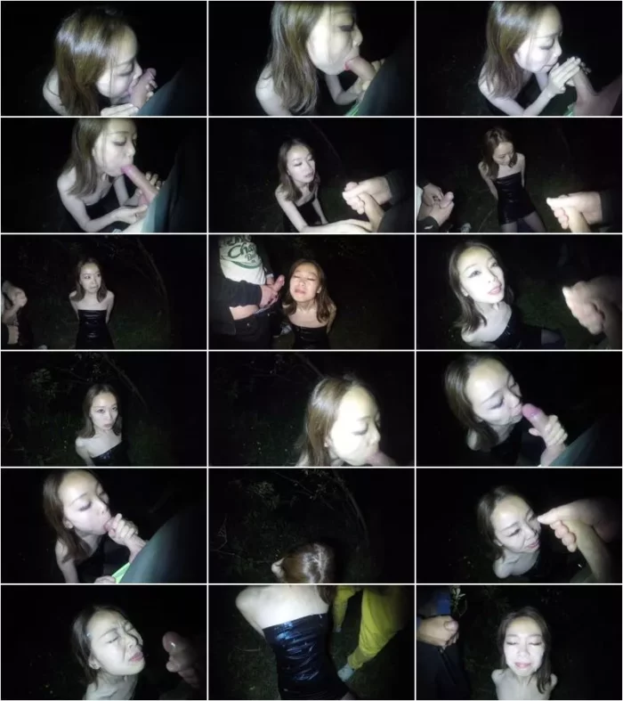 CumOnAnna - Asian Wife Public Bukkake In The Park [HD 720p] (Asian)