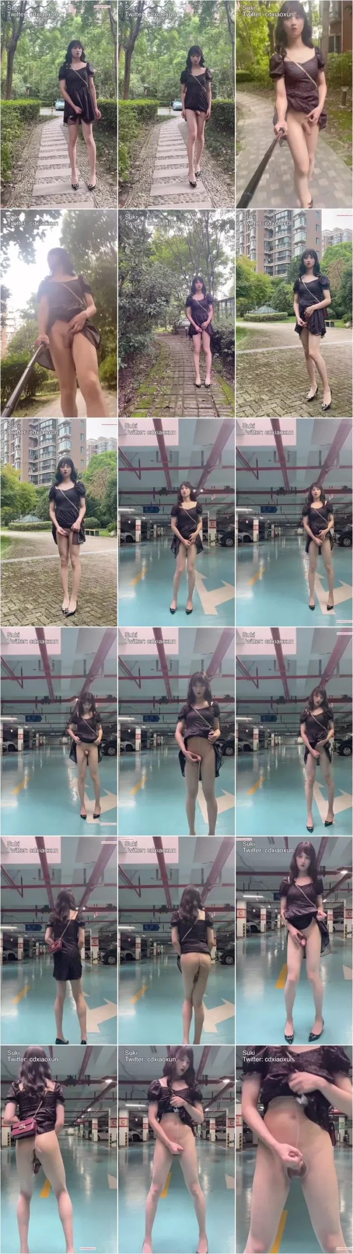 Suki TRANS  - Public P!ssing & Cumshot [UltraHD/2K 1920p] (Trans)