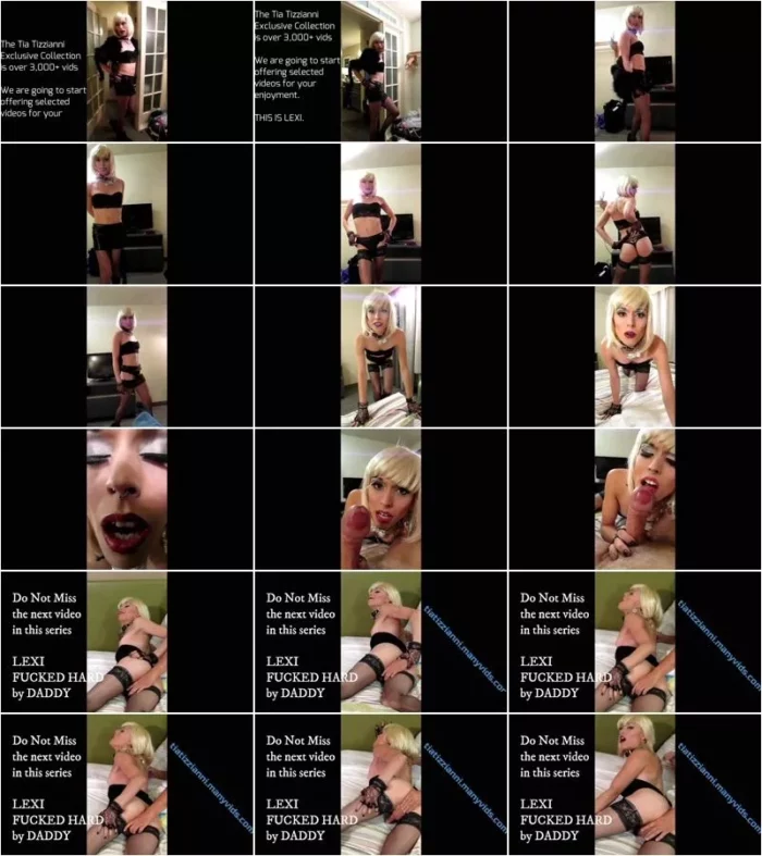 Tia Tizzianni - 19YO SISSY LIPSTICK SMEARED DADDY COCK (14.09.2021) [FullHD 1080p] (Trans)