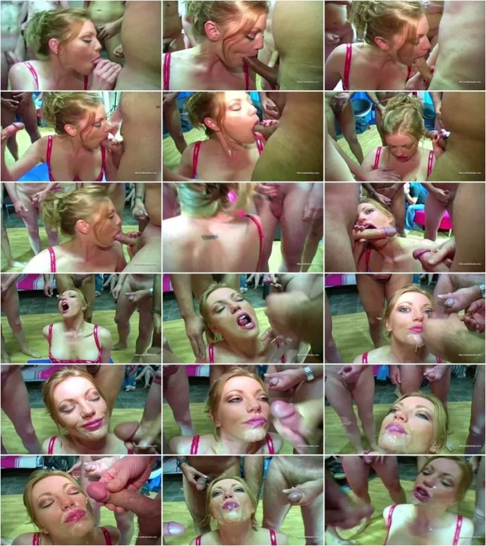 Amateur - 7671 - Bukkake in her Bra (Holly Kiss) [FullHD 1080p] (WeLoveBukkake)