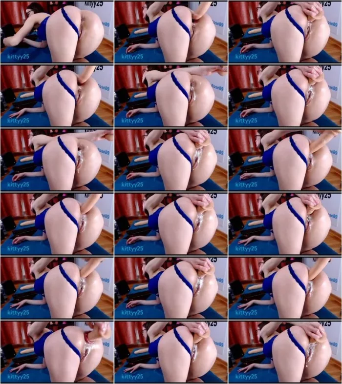 kittyy25  - DILDO FUCK PROLAPSE ANAL AND FART ANAL [HD 720p] (Dildo)