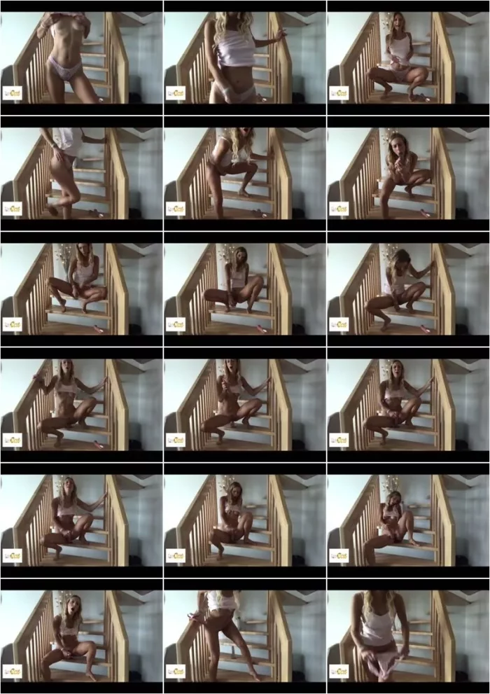 Izzy-Cat - Die Treppe zwei Dildos und ich [SD 640p] (MDH)