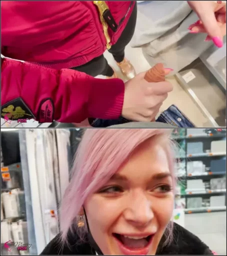 MarryFox - Public - Baumarkt Blowjob fast erwischt [FullHD 1080p] (MDH)