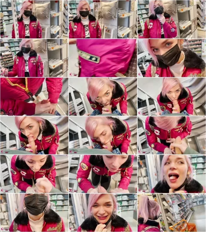 MarryFox - Public - Baumarkt Blowjob fast erwischt [FullHD 1080p] (MDH)