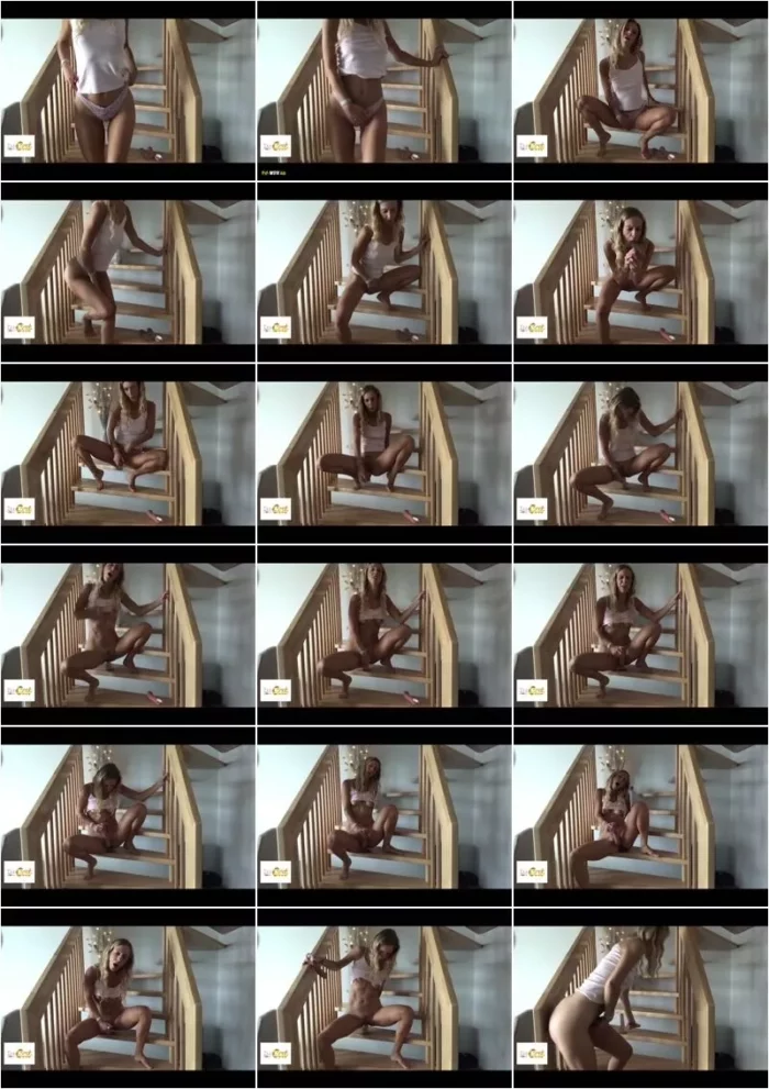 Izzy-Cat - Die Treppe zwei Dildos und ich [SD 640p] (MDH)