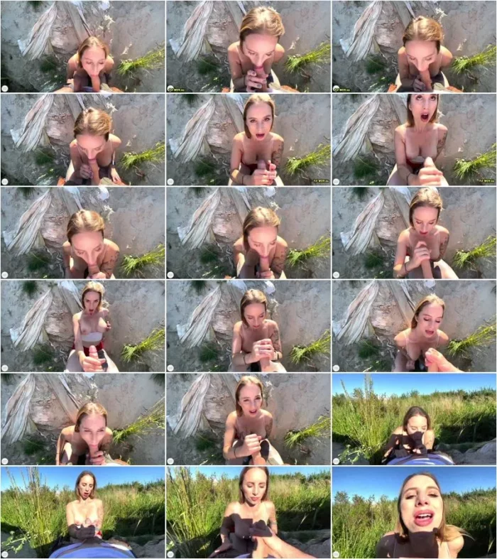 HannaSecret - Gierig - XL Schwanz beim Shooten Outdoor entleert [FullHD 1080p] (MDH)