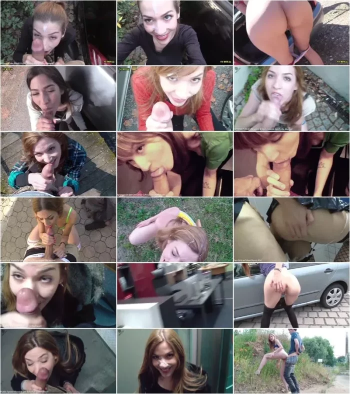 MaryHaze - Best of Public - 20x in der Offentlichkeit das Sperma geholt - Cumpilation [FullHD 1080p] (MDH)