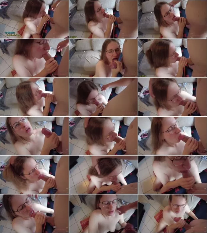 CoupleIntimacy - Aufregender Blowjob direkt mit Gesichtsbesamung [FullHD 1080p] (MDH)