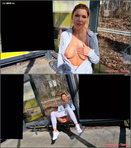 Highheel-Tamia - Erwischt an der Haltestelle 100 Prozent UNCUT [FullHD 1080p] (MDH)