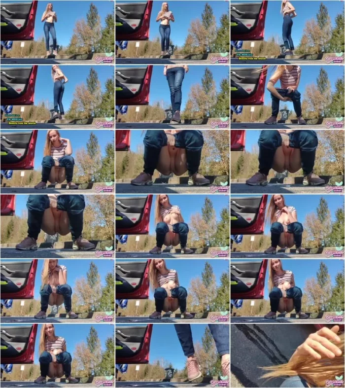 SirenaSweet - Public neben der Autobahn gepsst [FullHD 1080p] (MDH)