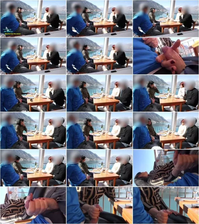Alexandra-Wett - Publik - Azubi-Schwanz im Restauran 2 mal abgewichst [FullHD 1080p] (MDH)
