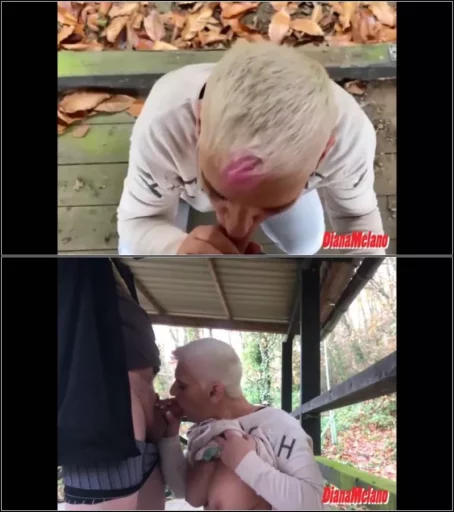 DianaMelano - Jungspund XXL Sperma Eier voll in die Fick Maul gespritzt [FullHD 1080p] (MDH)
