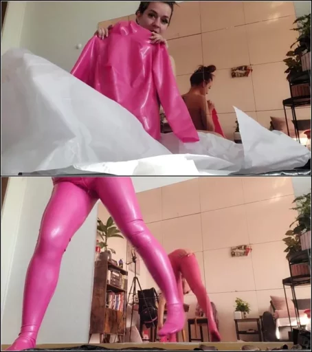 Kitty_Lou - Pink Power Ranger Latexanzug [FullHD 1080p] (MDH)