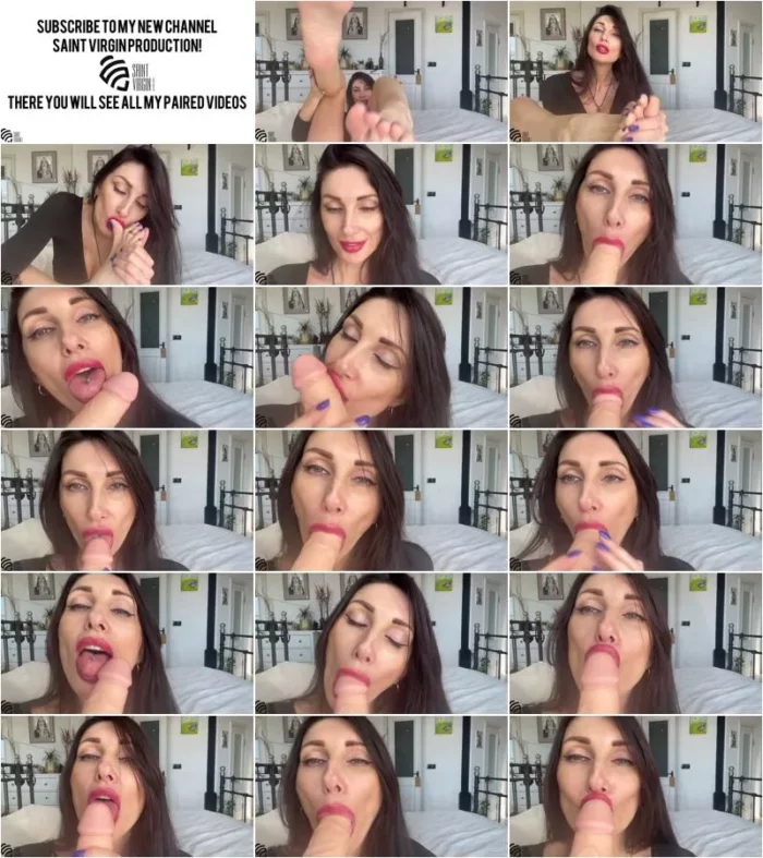 LizaVirgin - Milf licks her feet and dildo [UltraHD/2K 2158p] (MILF)