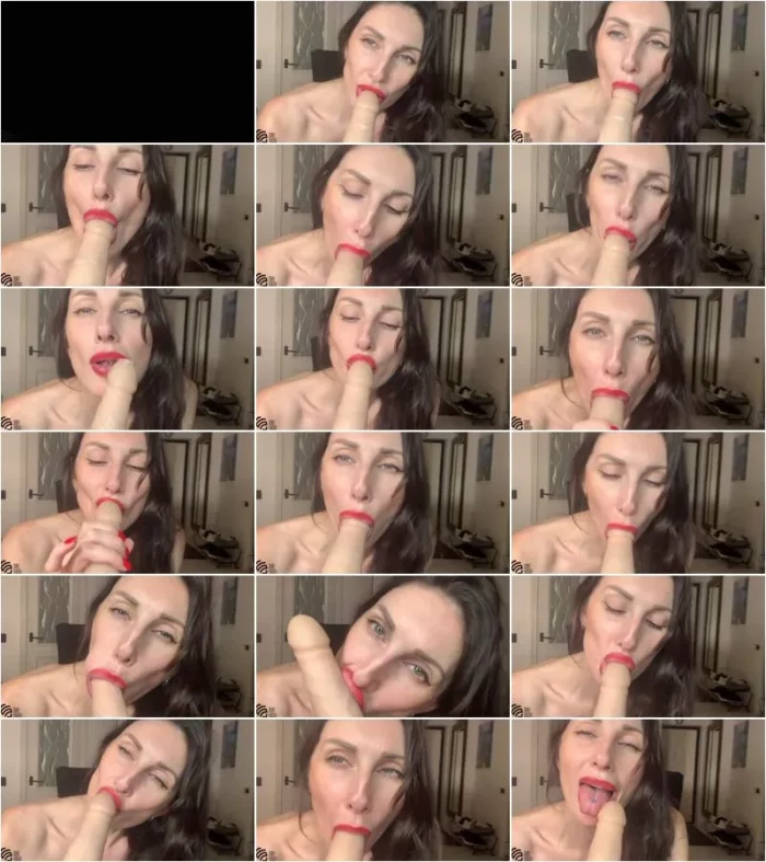 LizaVirgin - Piercing Blowjob Deep throat [FullHD 1080p] (MILF)