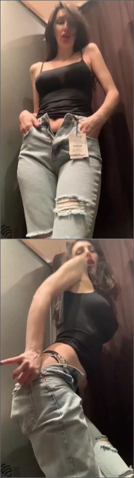 LizaVirgin - in the fitting room of the store [UltraHD/2K 1920p] (MILF)