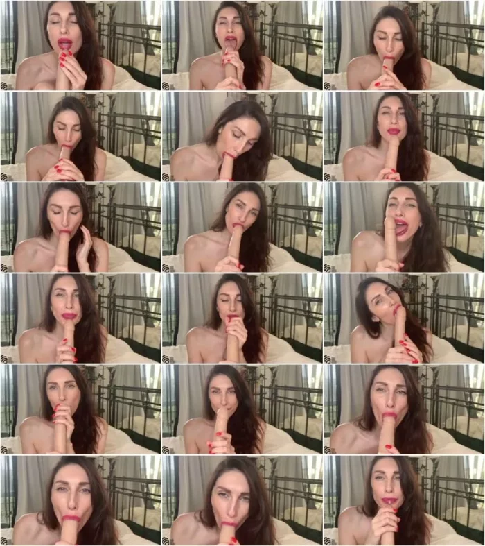 LizaVirgin - Blowjob Deep throat [FullHD 1080p] (MILF)