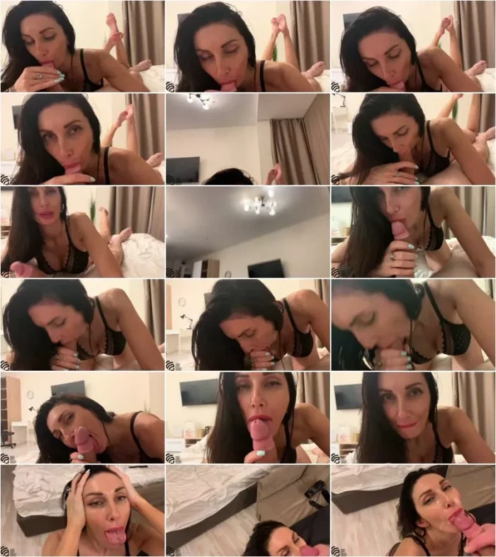 LizaVirgin - Cumshot on face [UltraHD/4K 2160p] (MILF)