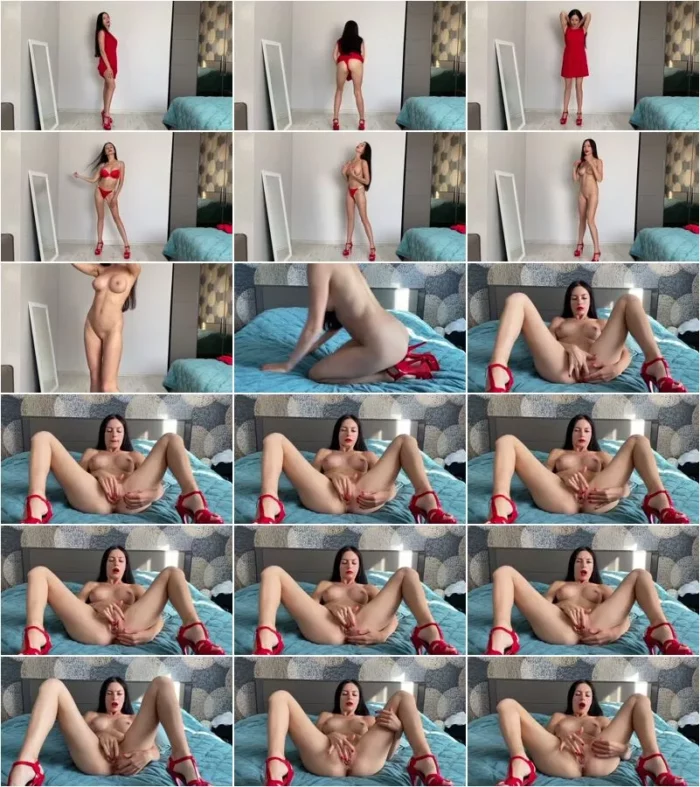 Princess_Monica - Strip, masturbation, creamy orgasm 2 [FullHD 1080p] (Solo)
