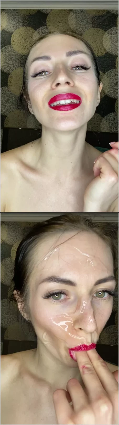 Princess_Monica - Sucking fingers and cum facial [UltraHD/2K 1920p] (Solo)