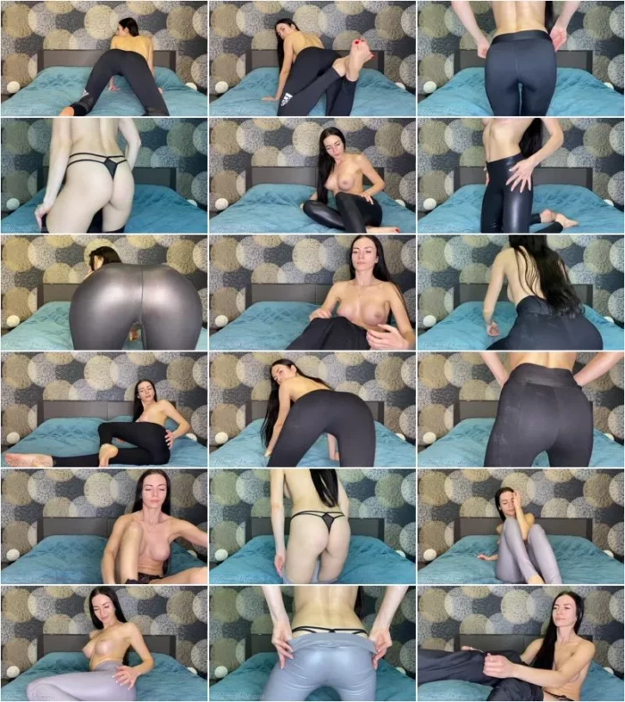 Princess_Monica - Topless modeling in 7 pairs of leggings [UltraHD/4K 2160p] (Solo)